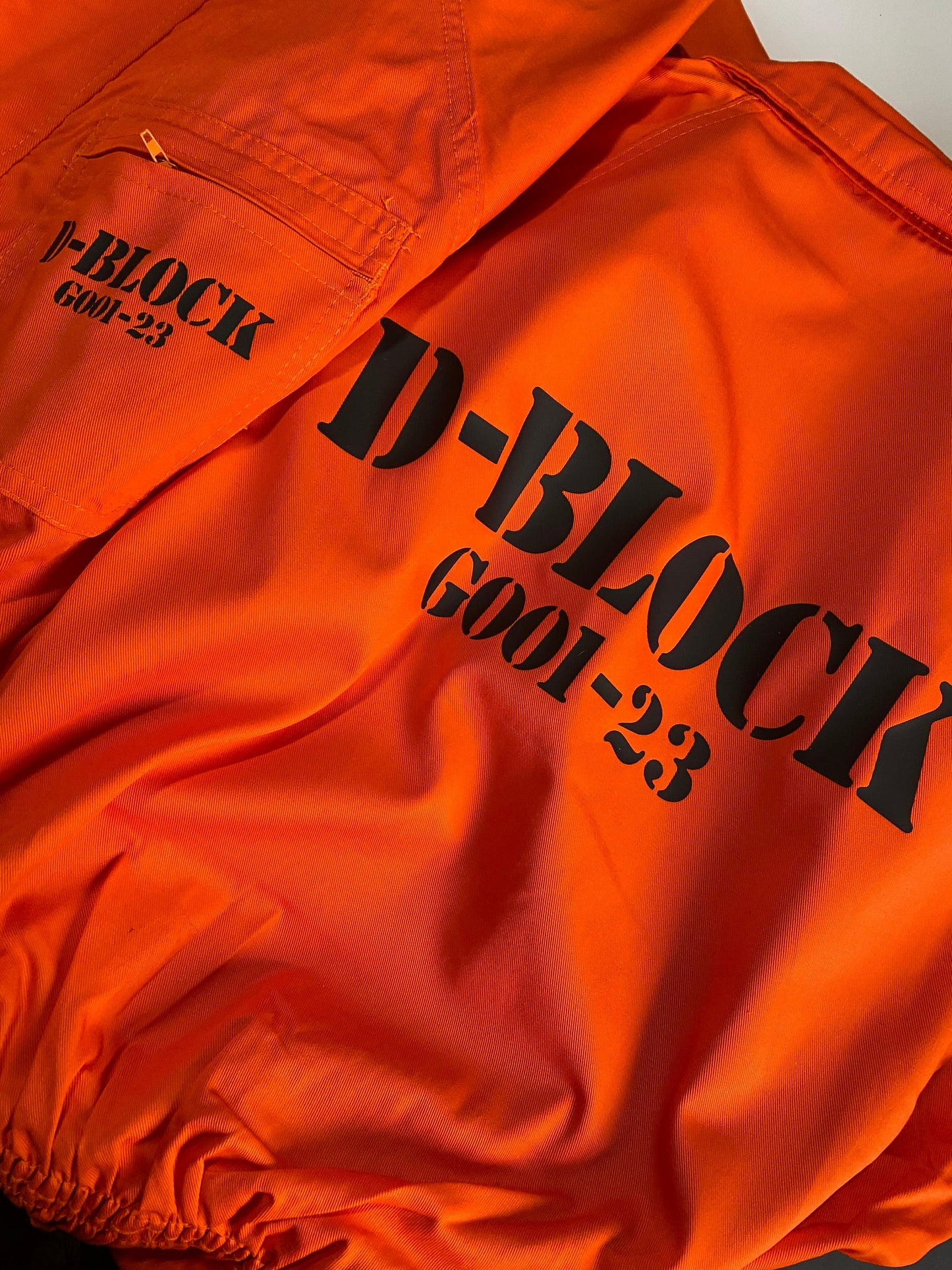 Custom Orange Work coverall