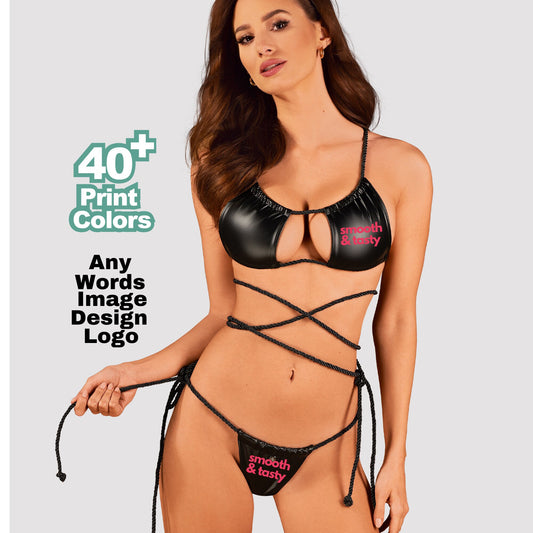 Custom Lingerie with Your Personalized Text, Logo for Design Printed