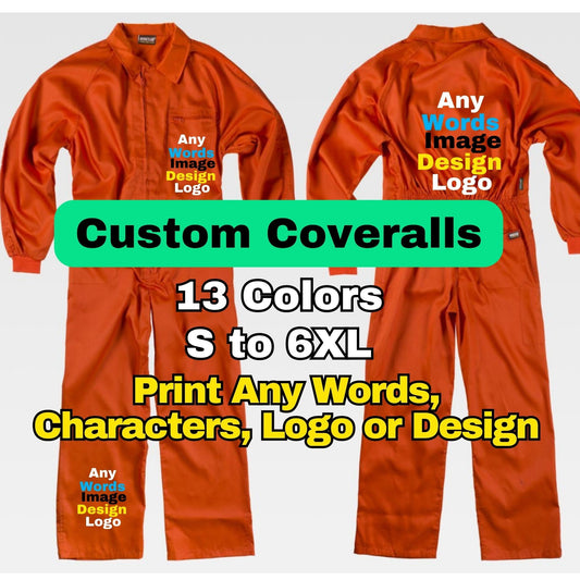 Custom Orange Work coverall